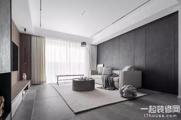 127平的现代风三居室,在灰色中加入木色显得好舒适 127平的现代风三居室,在灰色中加入木色显得好舒适