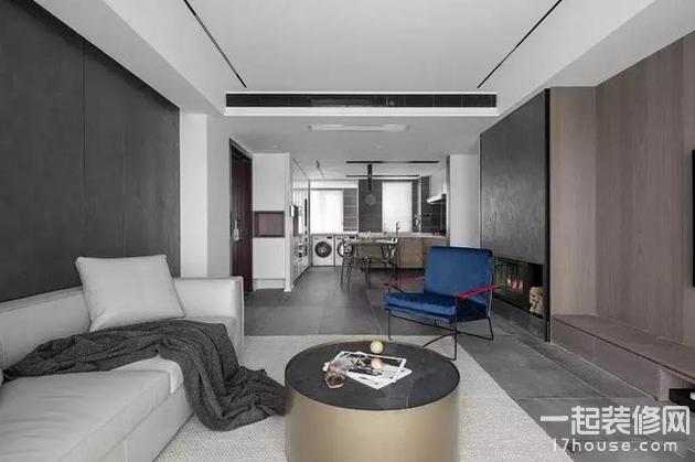 127平的现代风三居室,在灰色中加入木色显得好舒适 127平的现代风三居室,在灰色中加入木色显得好舒适
